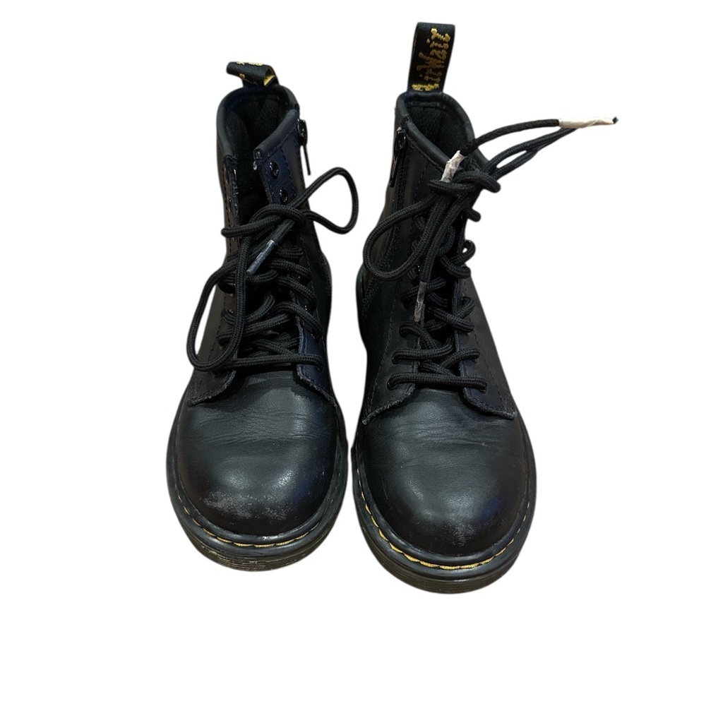 Dr. Martens Black Leather Lace-Up Boots